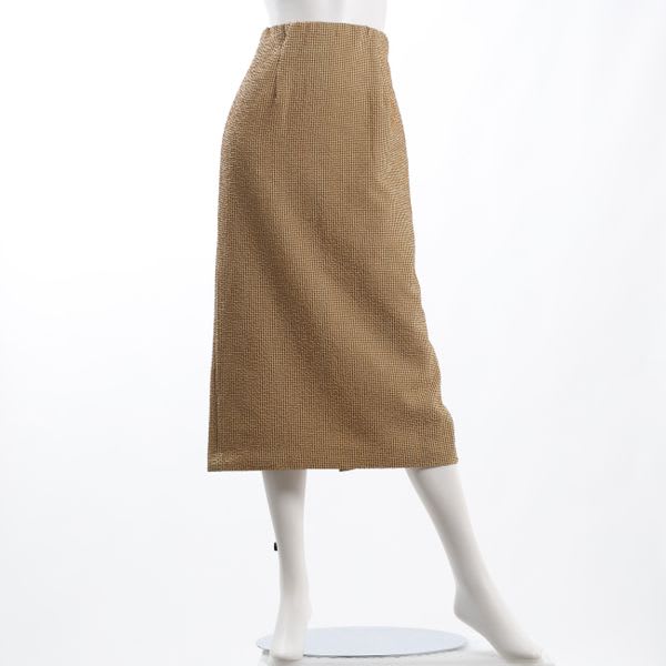 ギンガムチェック柄タイトスカート