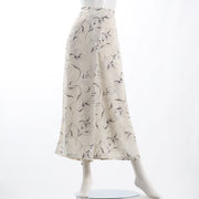 花柄ラップ風パンツ