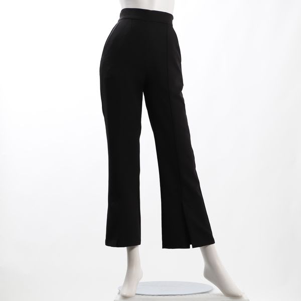 フロントスリットセンターシームフレアパンツ