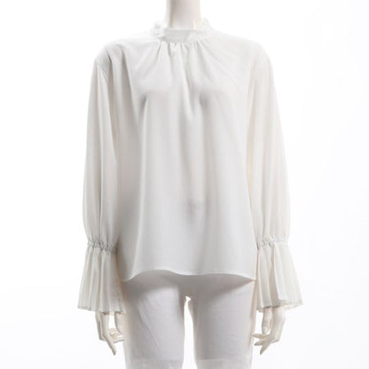 プリーツデザインブラウス