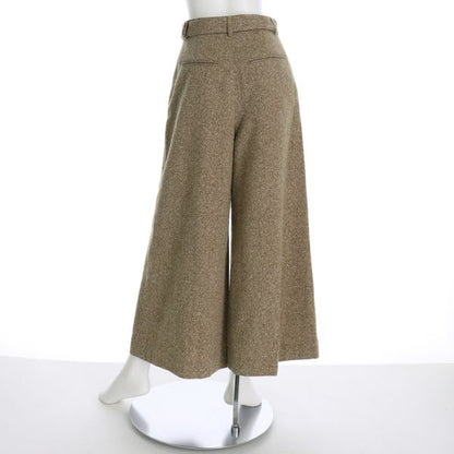 Dカンベルト付きワイドパンツ