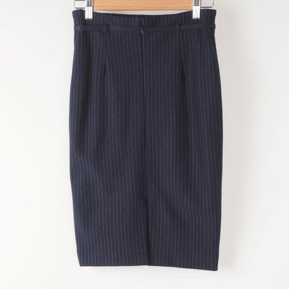 ストライプ柄タイトスカート