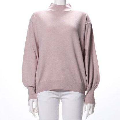 ボリュームスリーブハイネックニット