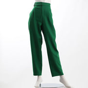 ウエストベルトデザインテーパードパンツ