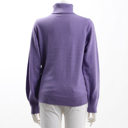 シンプルタートルネックニット