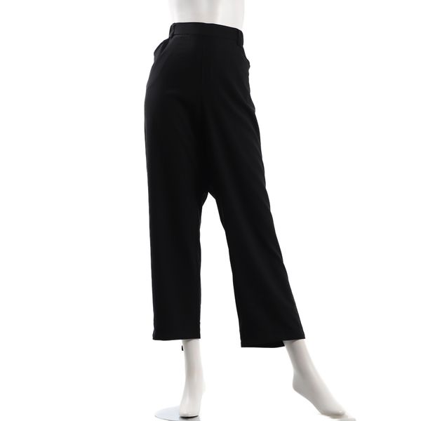 コードピケソフトストレッチストレートパンツ