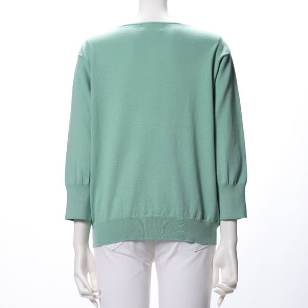 ベーシックVネックニット