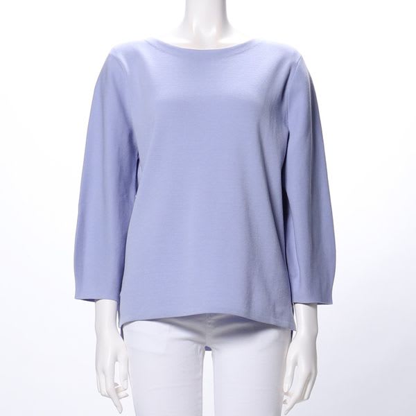 ふんわりパフスリーブニット