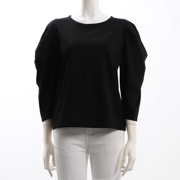 袖タックカットソー