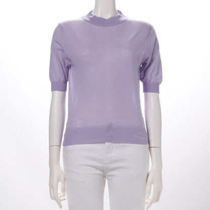 シンプルシルエットシアークルーネックニット