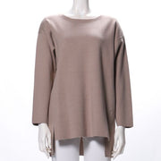 抗菌アンゴラタッチドロップショルダーニット