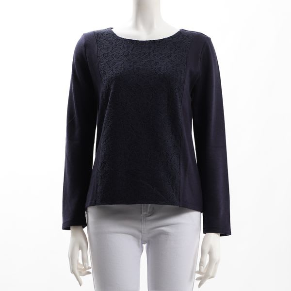 フロントレース切り替えカットソー