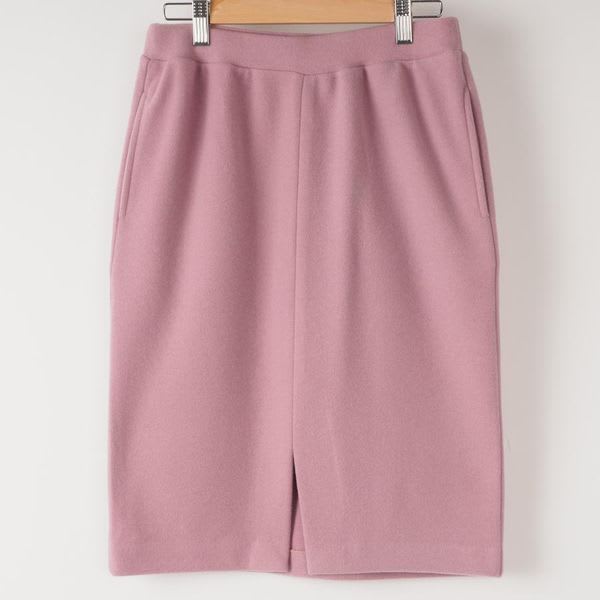 起毛スリット入りタイトスカート