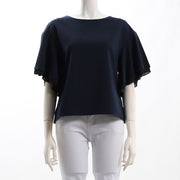 フリル袖ブラウス