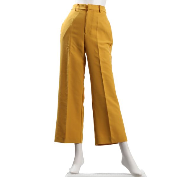 センタープレスワイドパンツ