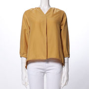 ギャザータックブラウス