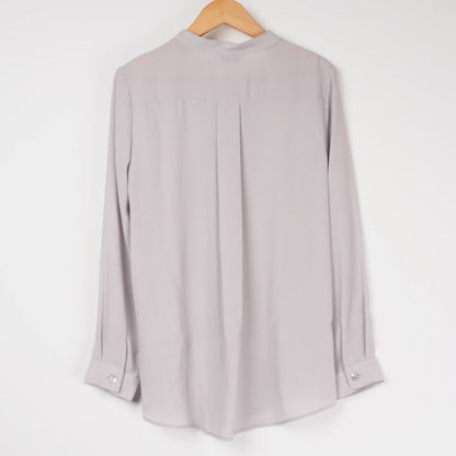 フロントドレープスタンドブラウス