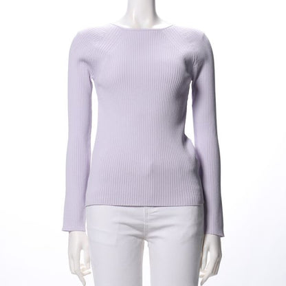 ランダムリブラグランスリーブニット