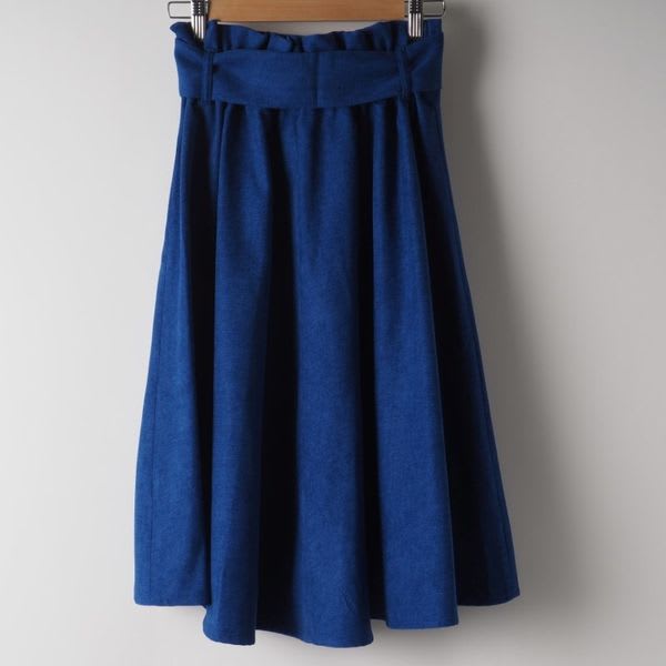 ベルト付きフィッシュテールスカート