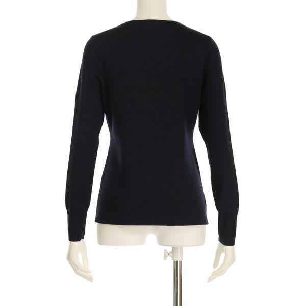 ラメVネックニットプルオーバー