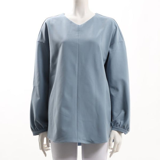 ドロップショルダーVネックブラウス