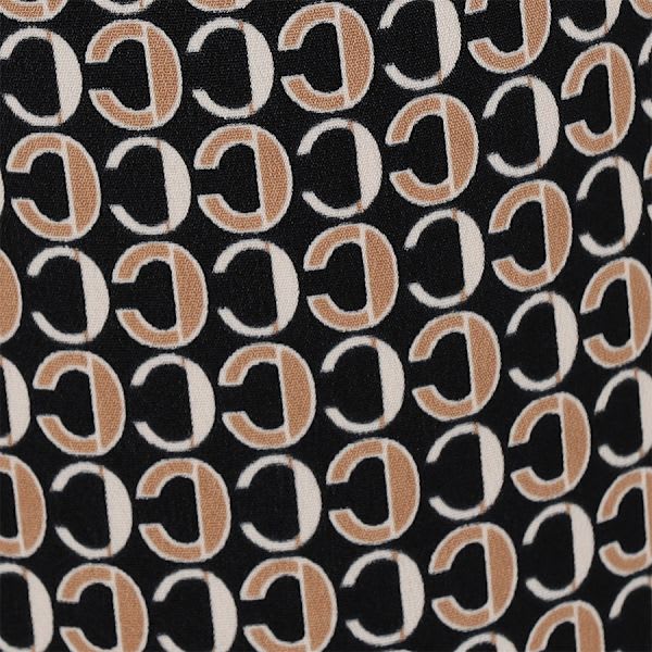 モノグラム風プリントワイドパンツ