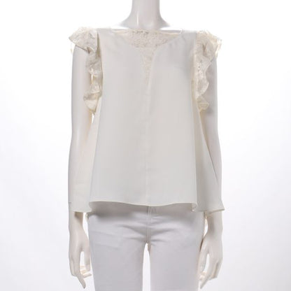 袖フリルブラウス