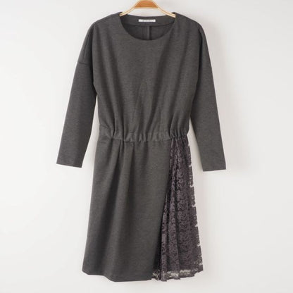 レース切り替えデザインワンピース