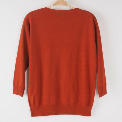 切りっぱなしデザインニット