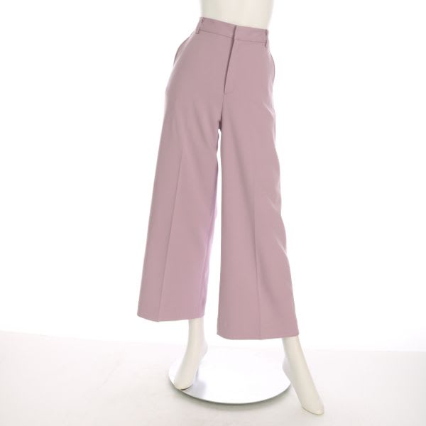 ストレートシルエットワイドパンツ