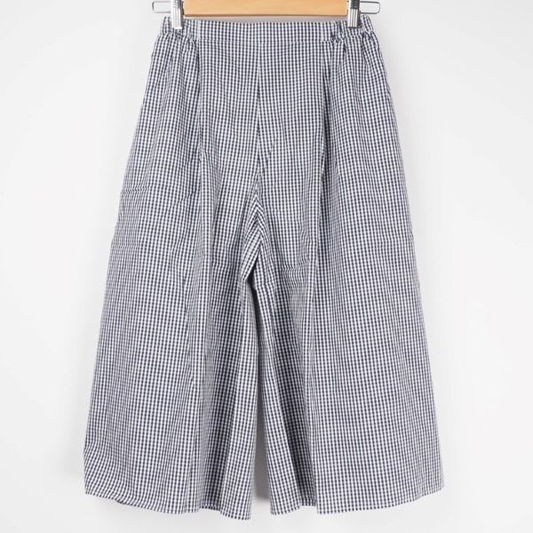 チェック柄ワイドパンツ