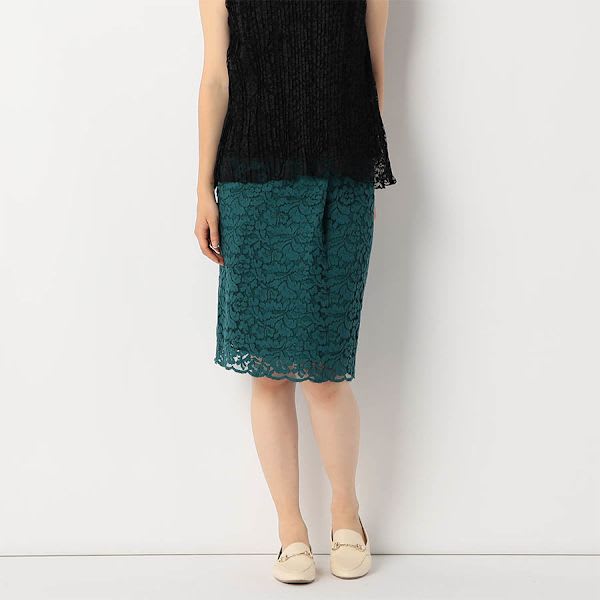 ラップ風総レーススカート