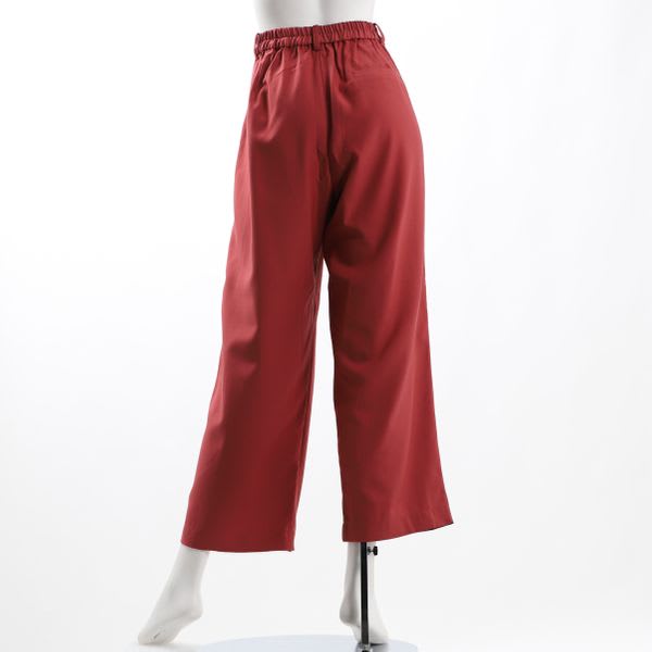 バックゴムストレートパンツ