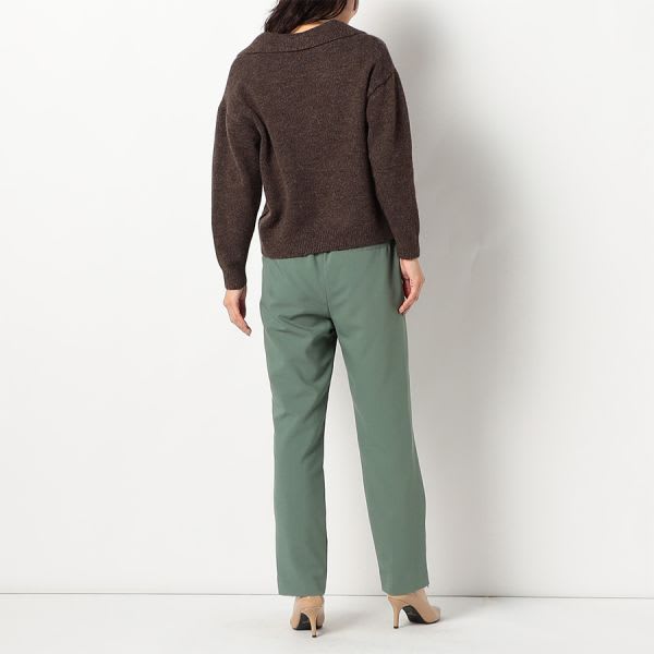 バックゴムテーパードパンツ