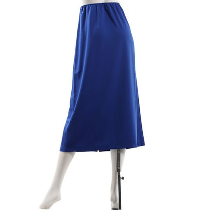 ウエストゴムストレッチフロントスリットナロースカート