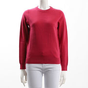 シンプルクルーネックニット