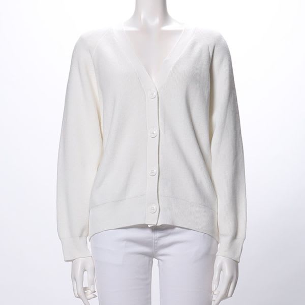 Vネックカーディガン