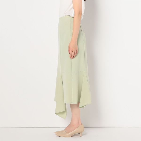 イレギュラーヘムデザインAラインスカート