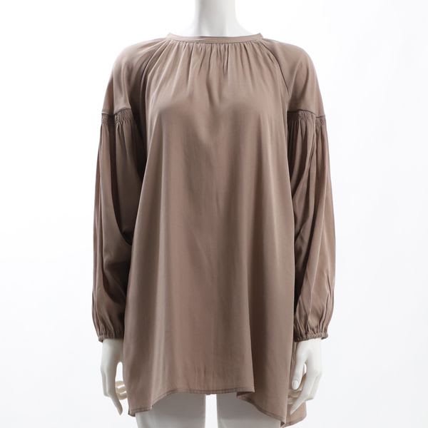 起毛ライトツイルスモックブラウス