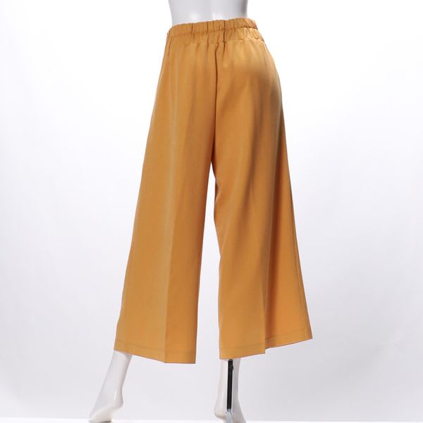 サイドボタンデザインワイドパンツ