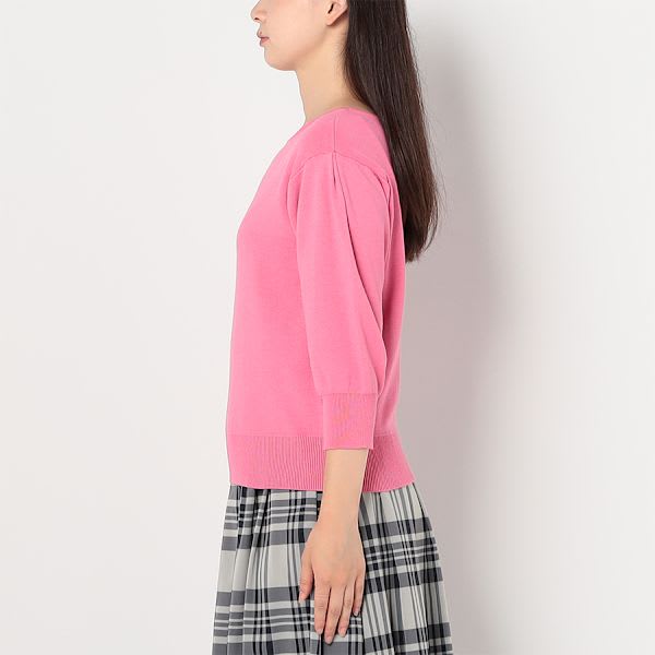 ふんわりお袖ハイゲージニット