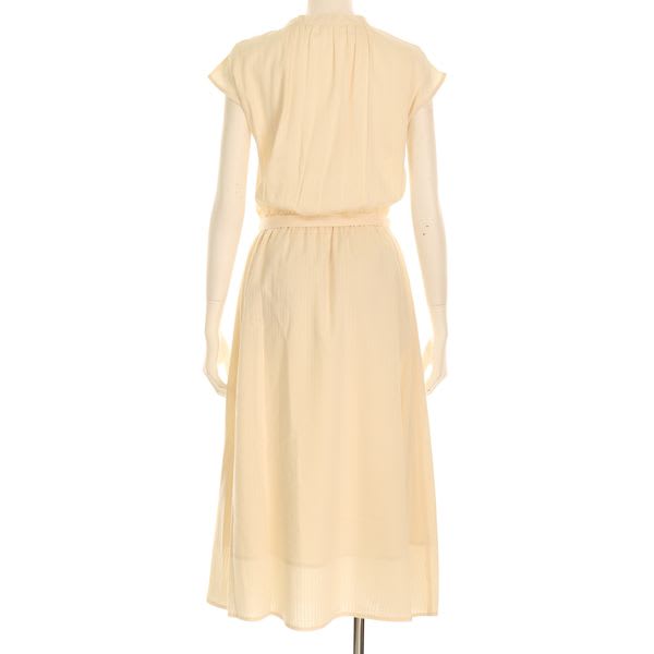 RCストライプレーヨンコットンワンピース