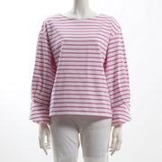 ボートネックボーダーカットソー