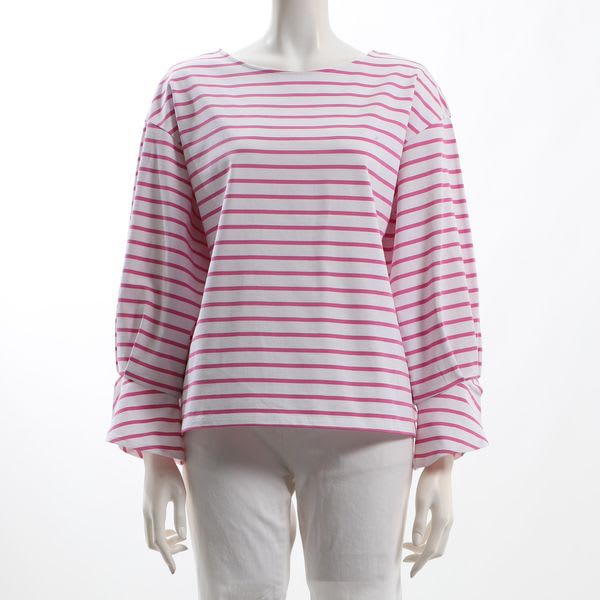 ボートネックボーダーカットソー