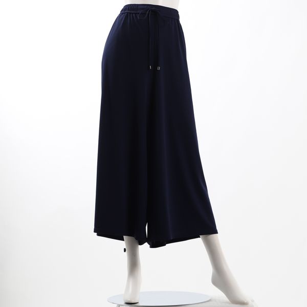 ウエストドロストデザインフレアパンツ