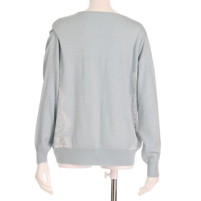 脇レースニットプルオーバー