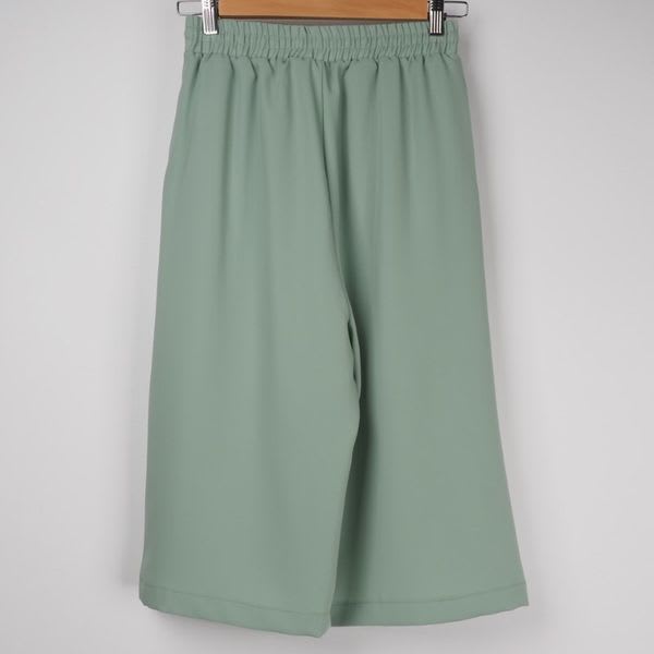 ウエストゴム仕様ワイドパンツ