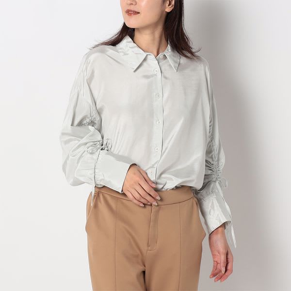 ドロストデザインシャツ