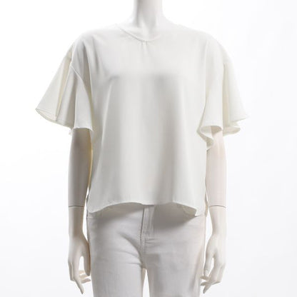 フレアスリーブVネックブラウス