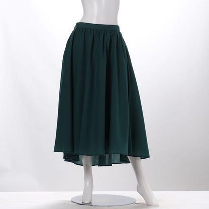 イレギュラーヘムフレアスカート